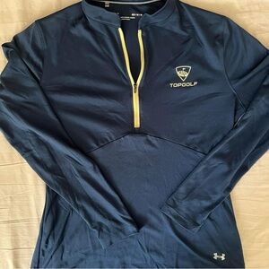 Under Armour Top Golf Pullover, Navy Size Medium